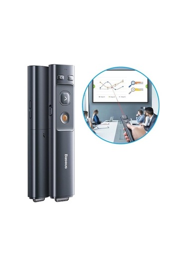 Artfulabode Orangetik Kablosuz Sunum Kalemi Lazerli, Kablosuz Sunum Kalemi