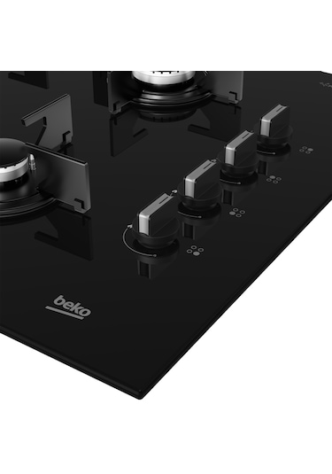 Beko BOCD T 6510 ES Ankastre Cam Ocak Siyah