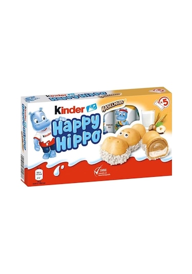 Kinder Happy Hippo Haselnuss Fındıklı 5'li