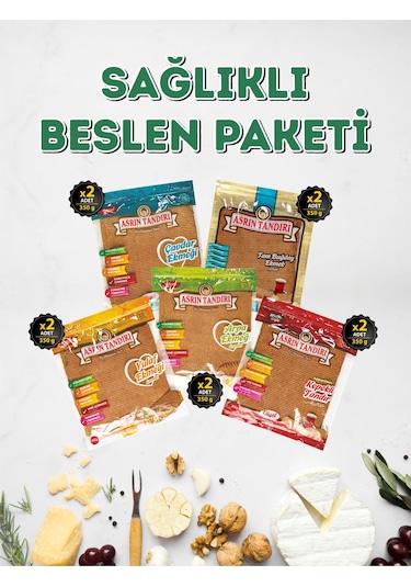 Asrın Tandırı Sağlıklı Beslen Paketi 10'lu Lavaş Tandır Ekmeği