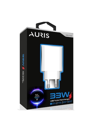 Auris ARS-CH33 Fast 3.4A 33W Hızlı Şarj Adaptörü