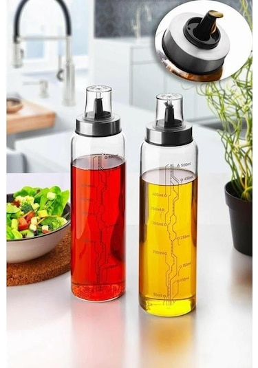 Kapris Damlatmaz Akıllı Cam Yağlık ve Sirkelik 2'li 500 ML