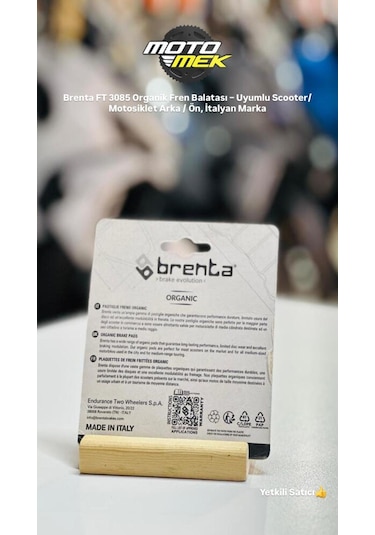 Yamaha Xt 600 E Xtz 660 Tenere Brenta Ft 3085 Organik Arkan Fren Balatası