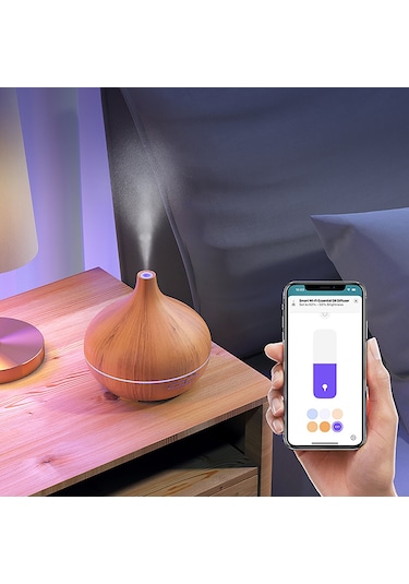 Meross Akıllı Wi-fi Yağ Difüzörü Bej