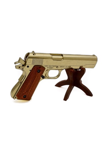 Denix Gold Automatic. 45 Pistol M1911a1, Usa 1911 Wwı & Iı