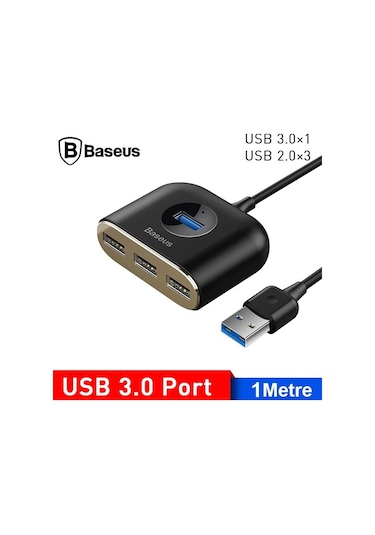Baseus Square 4 In 1 100 CM USB Hub