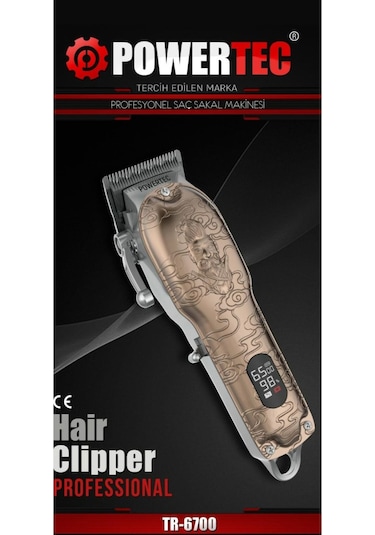 Powertec TR 6700 Tıraş Makinesi Bakır