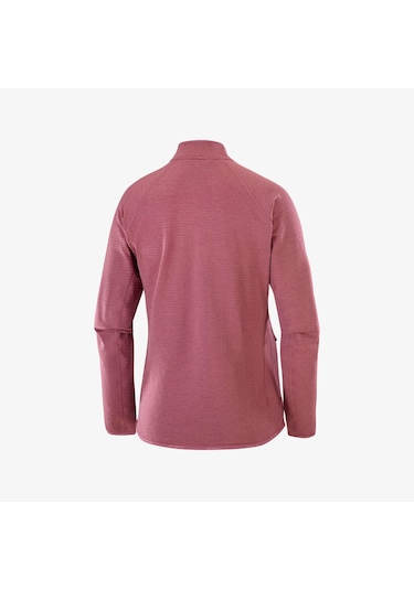 Salomon Essentıal Lıghtwarm Kadın Tam Fermuar Polar Nocturne Lc2647700 Pembe