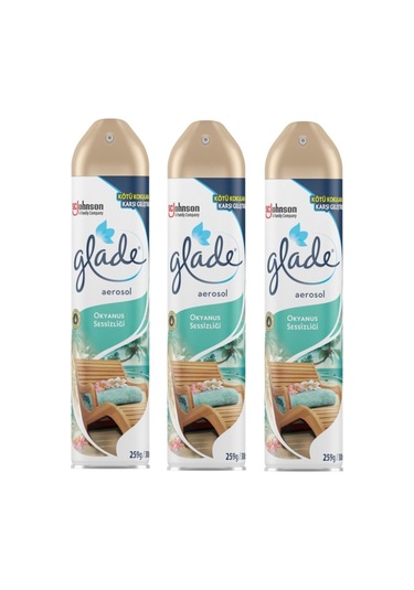 Glade Sprey Aeorsol Okyanus Sessizliği 300 ML. X 3 Adet