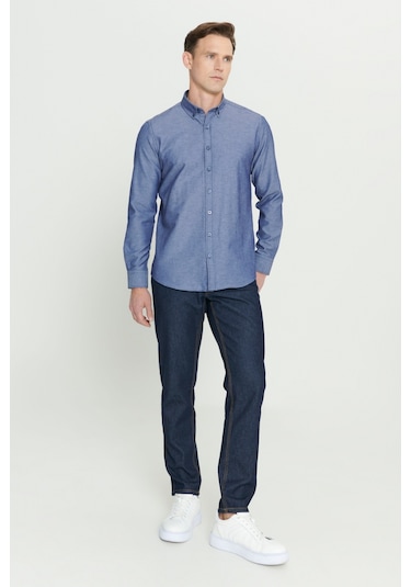 AC&Co / Altınyıldız Classics Erkek Gömlek (465701802) Mavi