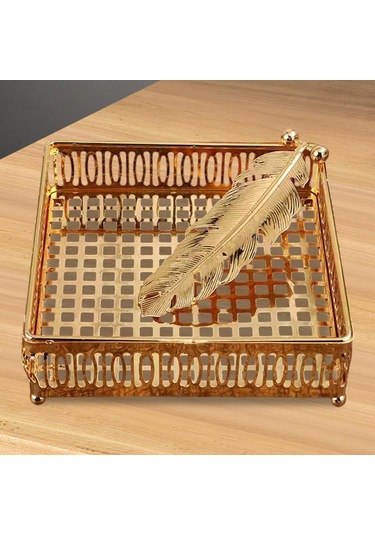 Homyl Peçetelik Ev Mobilyaları Oturma Odası Tezgah Mutfak Için Altın