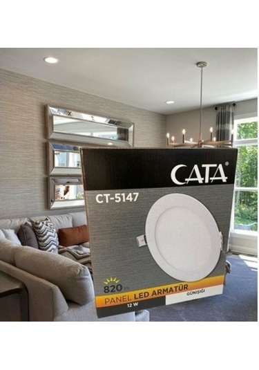 Sıva Altı Led Panel 12w Beyaz Ct-5147 Günışığı