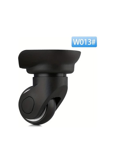 Dashanshop 2 Çift Evrensel Bagaj Tekerleği Aksesuarı Siyah 4 Parça