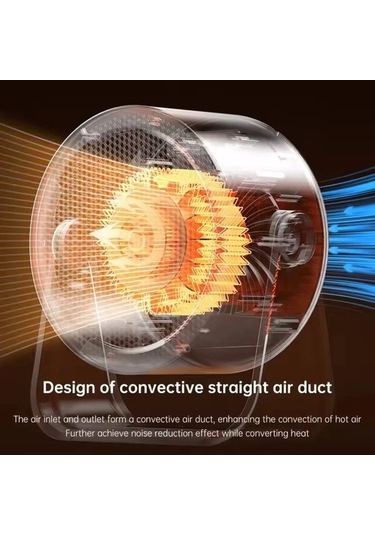 Trendooze Genişletilmiş Dongjing Masaüstü Elektrikli Isıtıcı Sıcak Hava Üfleyici