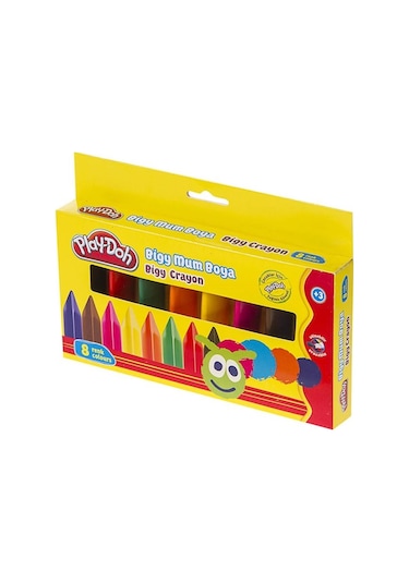 Play-doh 8 Renk Silinebilir Crayon Mum Boya Cr012