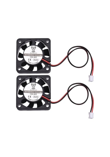 12v 40x40x10mm Soğutma Fanı, 2 Adet Paket, 1.2w, 0.10a, 17mm Kablolu Bıgtreetech 4010