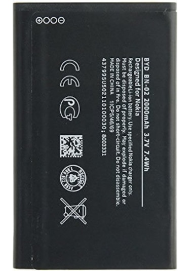 Nokia Lumia Xl Bn-02 Batarya Pil 2000 Mah