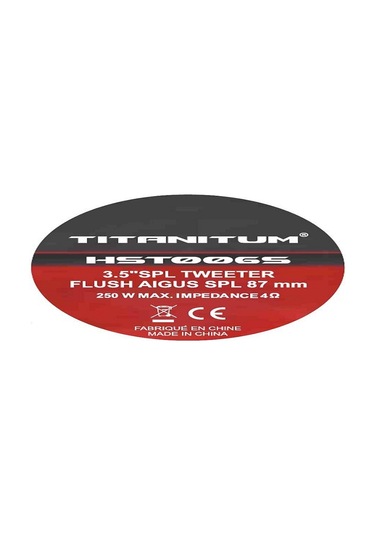 Tıtanıtum Hst006s Spl Tweeter 250w 10Cm
