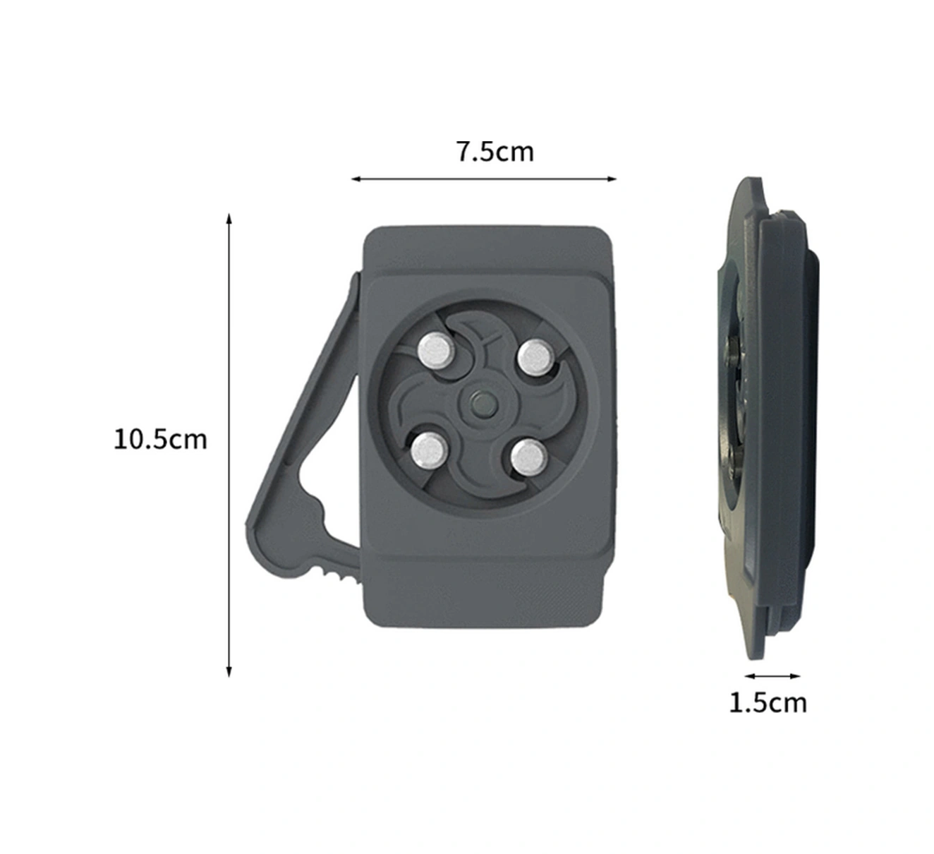 Youmex Tüm Kapakları Güvenli Ve Kolay Açan, Lezzeti Artıran Abs Metal Materyal Bar Aleti, Tüm Konserve İçecekler İçin Açıcı Koyu Gri