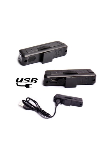 Forte Gt Comet Usb Şarjlı Bisiklet Ön Işık 100 Lümen Beyaz Siyah