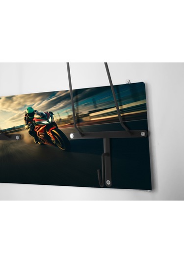 Özel Fotoğraflı Kask Askısı, Motorcu Kask Askısı, Personalv82