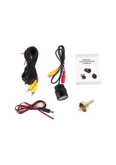 Sones Led Sensörlü Arka Görüş Kamerası, Renkli Lens/ 120 Derece Su Geçirmez Gece Sensörü Çap: 28mm Siyah