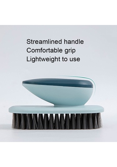 Sones 2 Adet Sm005 Ev Plastik Saplı Giysi Temizleme Yumuşak Saç Fırçası Gri