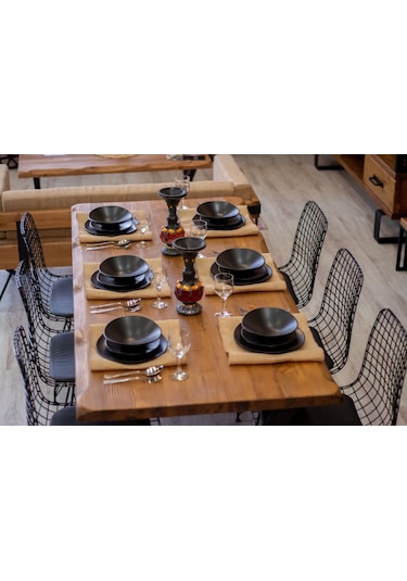 Ntconcept Ntconcept Masif Ağaç Mutfak Yemek Masası Takımı  (437831373)