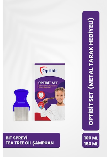 Optibit Set 100 Ml Bit Spreyi + 150 Ml Tea Tre Oil Şampuan