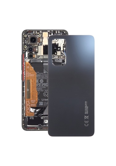 Cbtx Xiaomi 12 Lite Cam Pil Arka Kapağı Uyumlu Siyah