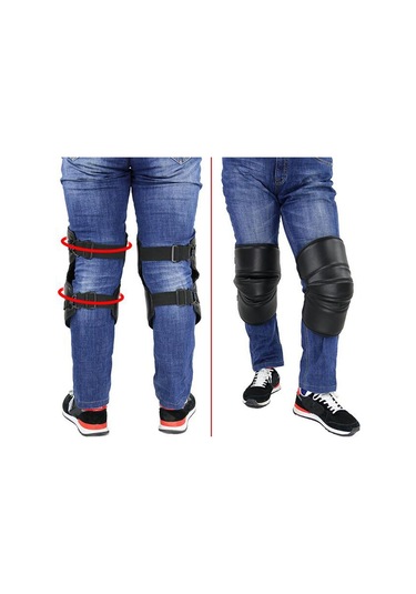 Suntek Su Geçirmez Motosiklet Bacak Isıtıcı Koruyucu Diz Pedleri 35 CM