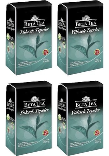 Beta Tea Yüksek Tepeler Siyah Dökme Çay 4 x 1 KG