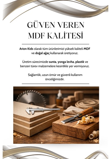 Alin Çalışma Masası Mdf Gövde Ağaç Ayaklı Fonksiyonel Ve Modern Genç Odası Masası Bej