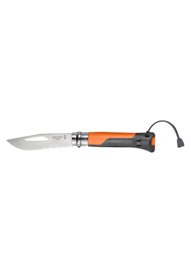 Opinel No 8 Outdoor Paslanmaz Çelik Kamp Çakı (Turuncu) Turuncu
