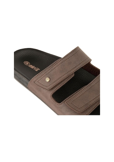 Muya Roma Anatomik Dört Mevsim Erkek Terlik Kahve 43