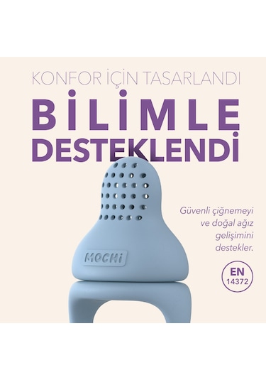 Mochi Pop Up Gıda Emziği Mint Mint