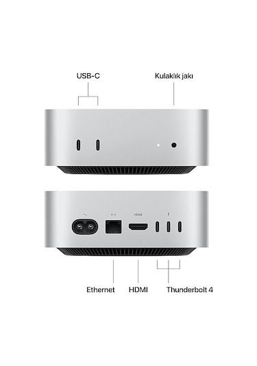 Apple Mac Mini MU9E3TU/A M4 Chip With 10 Core Cpu And 10 Core Gpu 16 GB 512 GB SSD MACOS Mini PC