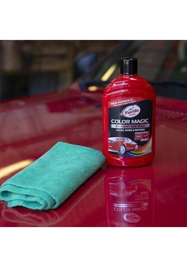 Turtle Wax Renkli Cila Kırmızı 3 Adet Mikrofiber Bez Sünger