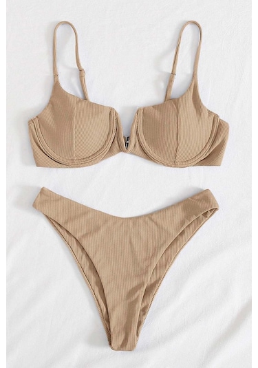 Angelsin V Göğüs Dekolteli Bikini Üstü 001