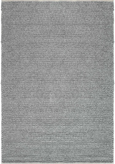 Eko Halı Jade Basketweave Gri Naturel Doğal Yün Kazak Örgü Desenli El Dokuma Örgü Halı Gri