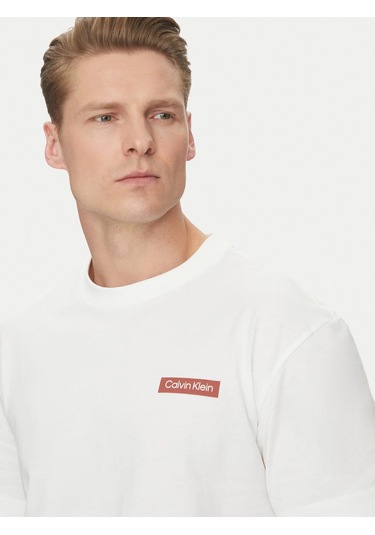 Calvın Kleın Erkek T-shırt K10k114158-yaf Beyaz