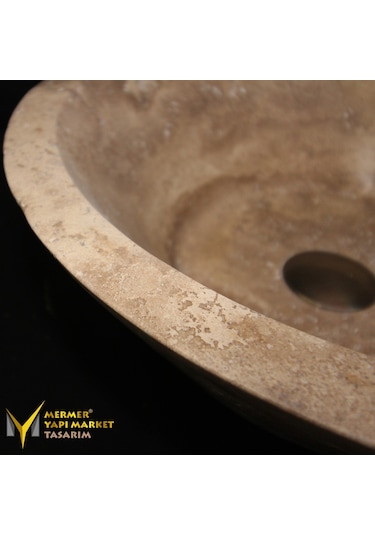 Noche Traverten V Model Çanak Lavabo