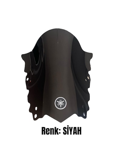 Yamaha R25 2015-2018 Uyumlu Ön Cam Siyah