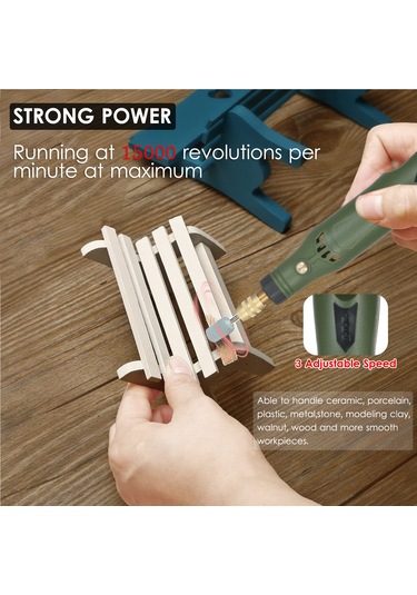 Youtek Usb Şarjlı Yeşil Minik Taşlama Makinesi, 15000 Rpm Hız İle Kesme Ve Parlatma İçin