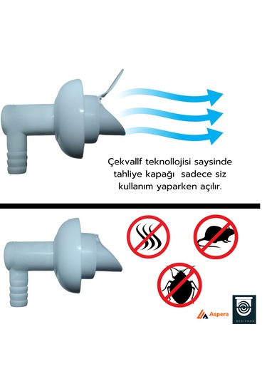 Çamaşır Ve Bulaşık Makinesi Gider Koku Önleyici Çekvalf Adaptör C