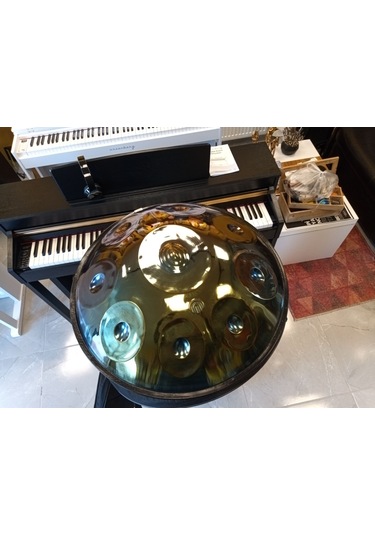 Titanium Handpan 9 Nota Re Minör Soft Case Taşıma Çantalı +hediyeler