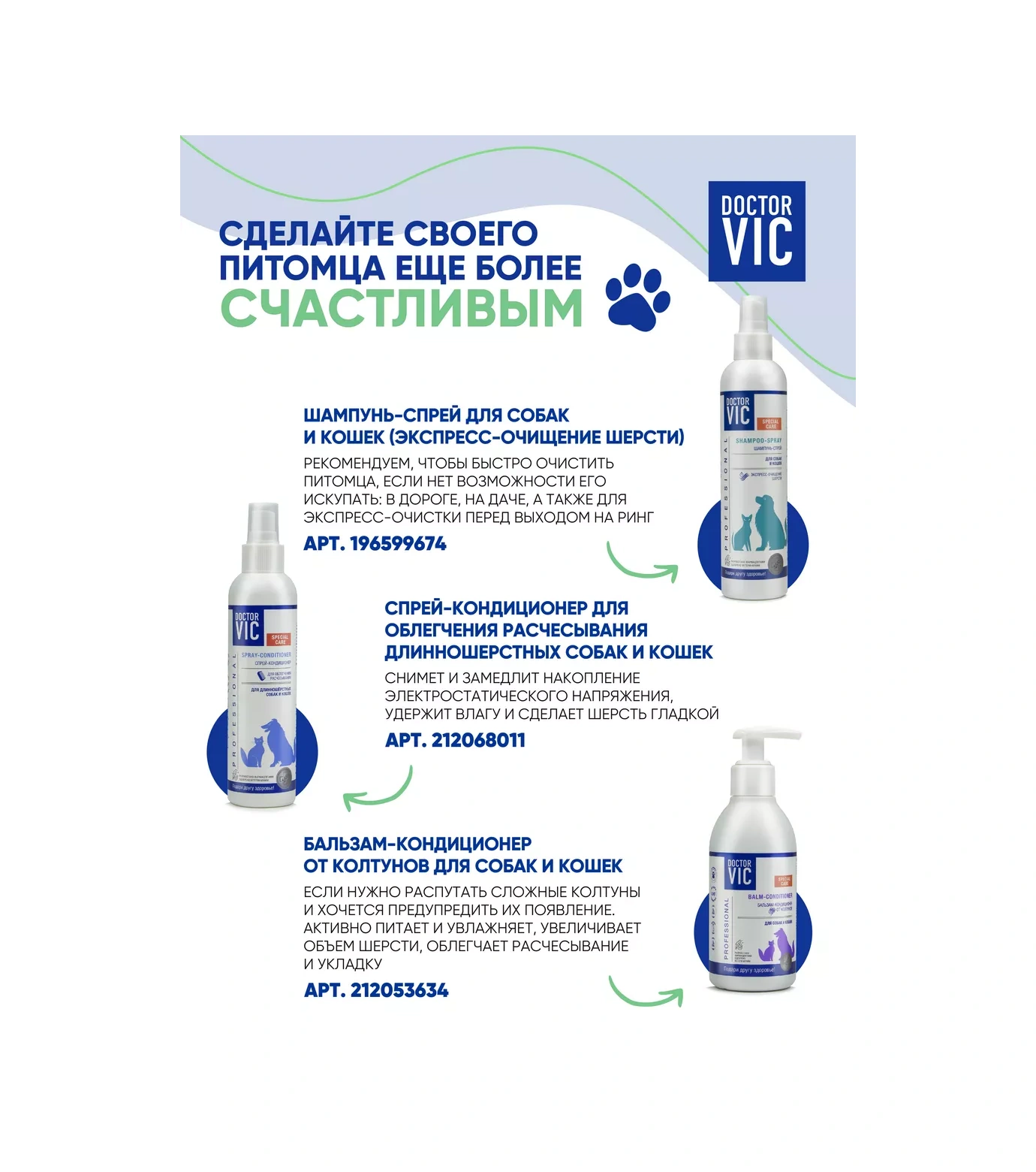 Doctor Vıc Köpekler Ve Kediler İçin Konsantre Şampuan 250 Ml 212033607