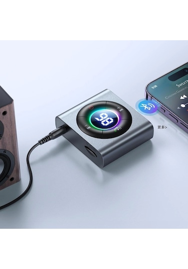 Joyroom Jr-cb2 Wireless Transmitter 2'si 1 Arada Kablosuz Verici/alıcı-koyu Grı