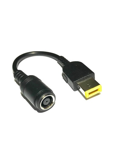 Koodmax - Ibm Lenovo Thinkpad 7.9 5.5mm Dişi To Yeni Nesil Usb Kare Uç Çevirici Şarj Adaptör Kablosu