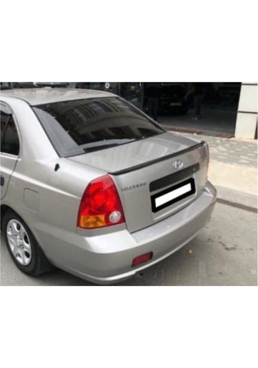 Spoiler Hyundai Admire Bagaj Üzeri Çıta Spoiler Pianoblack Parlak Siyah Çift Taraflı Bantlı 115 Cm